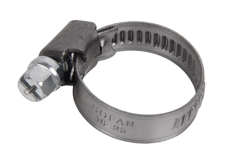 Cofan 08015070 100 pcs Metal CLAMP Band 9 mm 50-70 9mm, 50-70 mm, Set of 100 Pieces