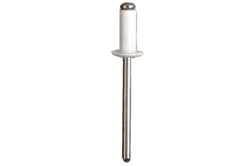 Cofan 07154010 Normal Rivet, White, 4.0 x 10 mm, Set of 1000 Pieces