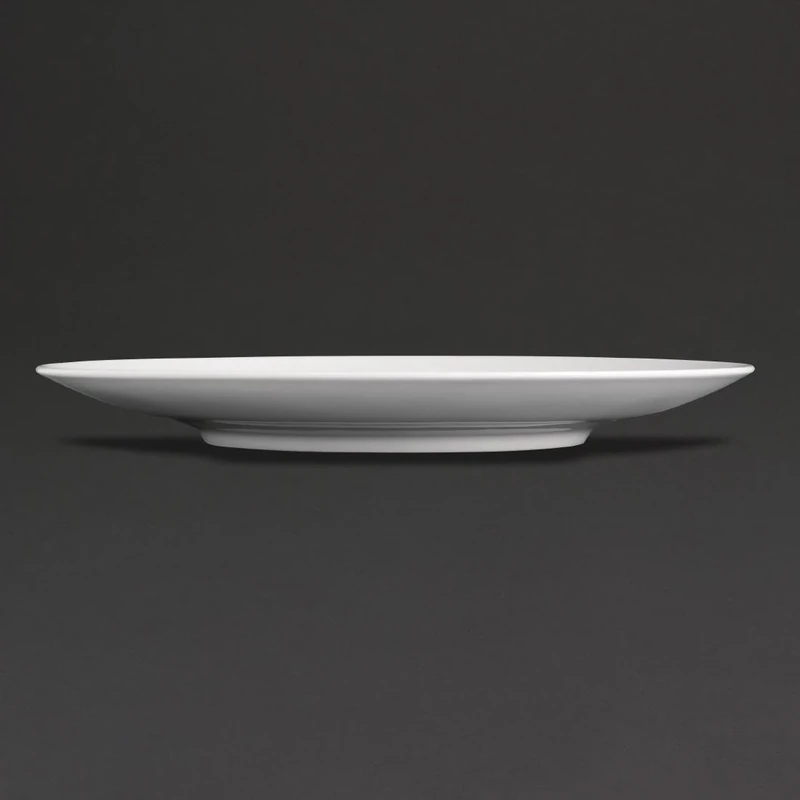 Royal Porcelain GT935 Classic White Flat Plate, 280 mm (Pack of 12)