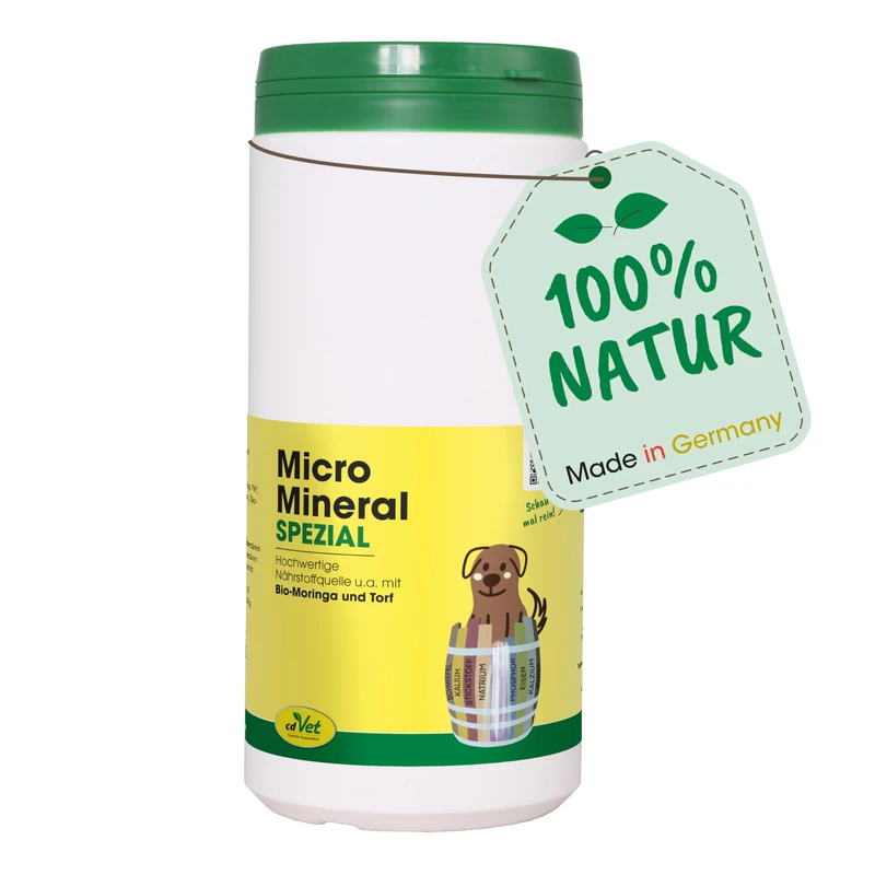 cdVet Naturprodukte MicroMineral Spezial 1 kg - Dog, Cat, Horse - vitamin- mineral and trace element donor - gastrointestinal regulation - iron source - cell protection - muscle building - vitality - Image 1