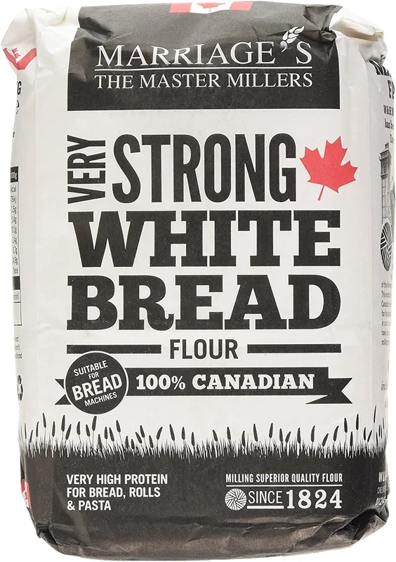 Marriages Very Strong 100% Canadian White Flour - Pack Size = 5x1.5kg
