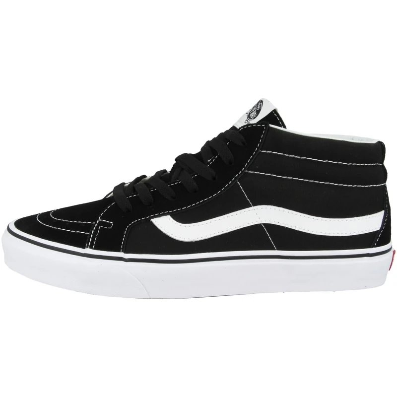 Vans Men's Sk8-mid Reissue Hi-Top Trainers, Black Black True White 6bt, 4 UK