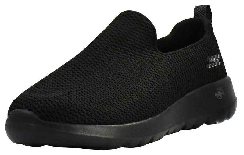 Skechers Men's Go Max-Athletic Air Mesh Slip on Walking Shoe Sneaker, Black/White, 7.5 UK