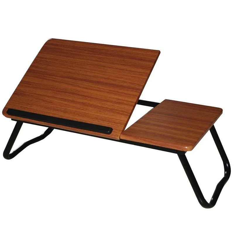 Queraltó Multi-Functional Low Side Table, Walnut, Double Tray