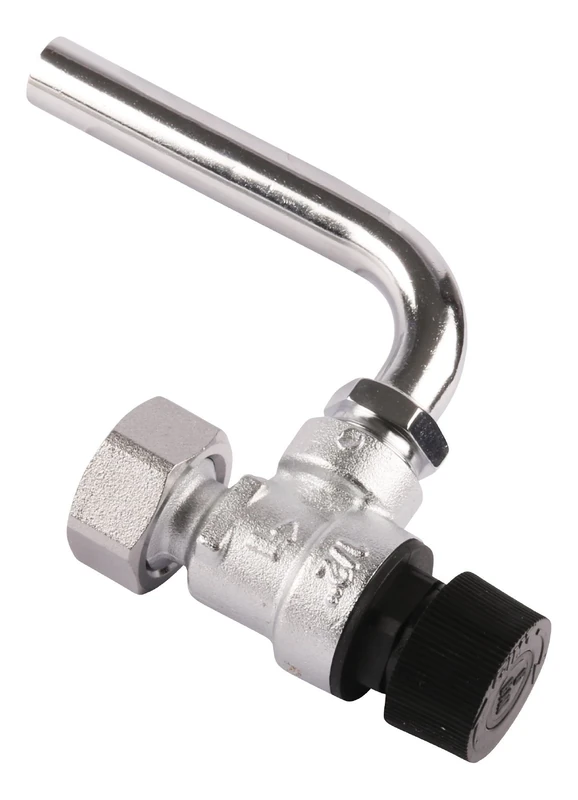 Sanitop-Wingenroth 05110 1 Safety Valve with Outlet Elbow 1/2 Inch Chrome