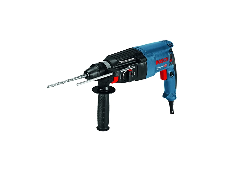 Bosch Professional Rotary Hammer GBH 2-26 (110 V, with SDS Plus, 2.7 J of Impact Energy, incl. Auxiliary Handle, Depth Stop 210 mm, Machine Cloth, Carrying Case)