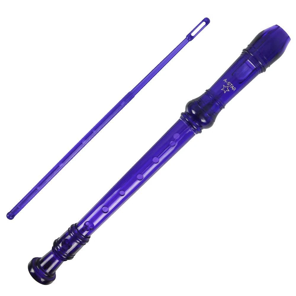 A-Star Descant Plastic Recorder - Purple
