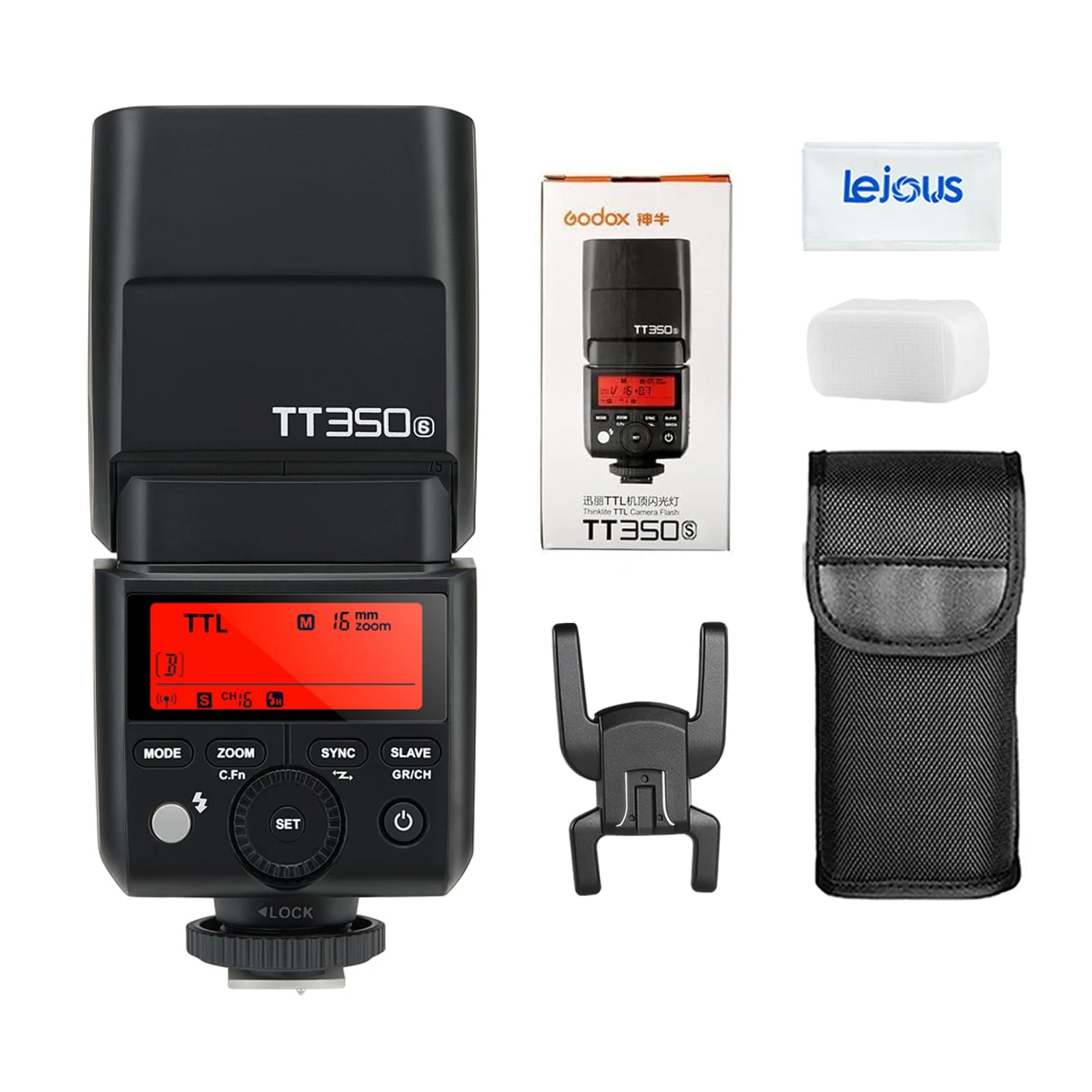 Godox TT350S Mini Thinklite TTL Flash for Sony, 2.4G HSS 1/8000s GN36 Camera Flash Speedlite Compatible for Sony Cameras A7 A7RII A7III A7SII A6600 A6500 A6300 A6000