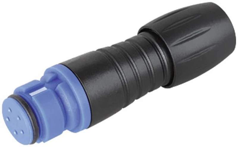BINDER 99 9210 060 04 Wire Connector Black, Blue - Wire Connectors (Black, Blue, Gold, IP67, 125 V, 2.5 A, 1.2 cm) - Image 1