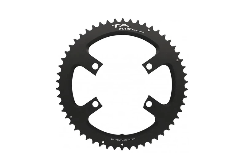 Spécialités TA X110 4 Arm 11 Speed Chainring, Black, Outer 48t - Image 1