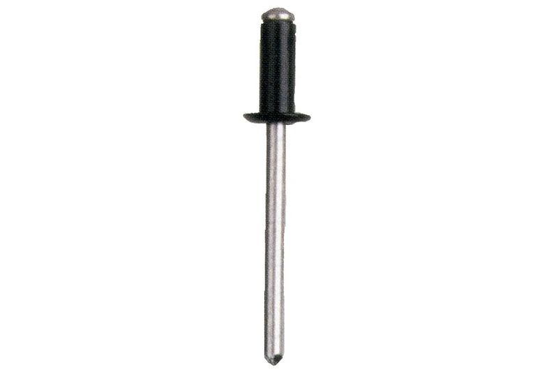 Cofan 07154008N Rivet, 4 x 8 mm Normal Aluminium, Black/White, 4.0 x 08 mm, Set of 1000 Pieces