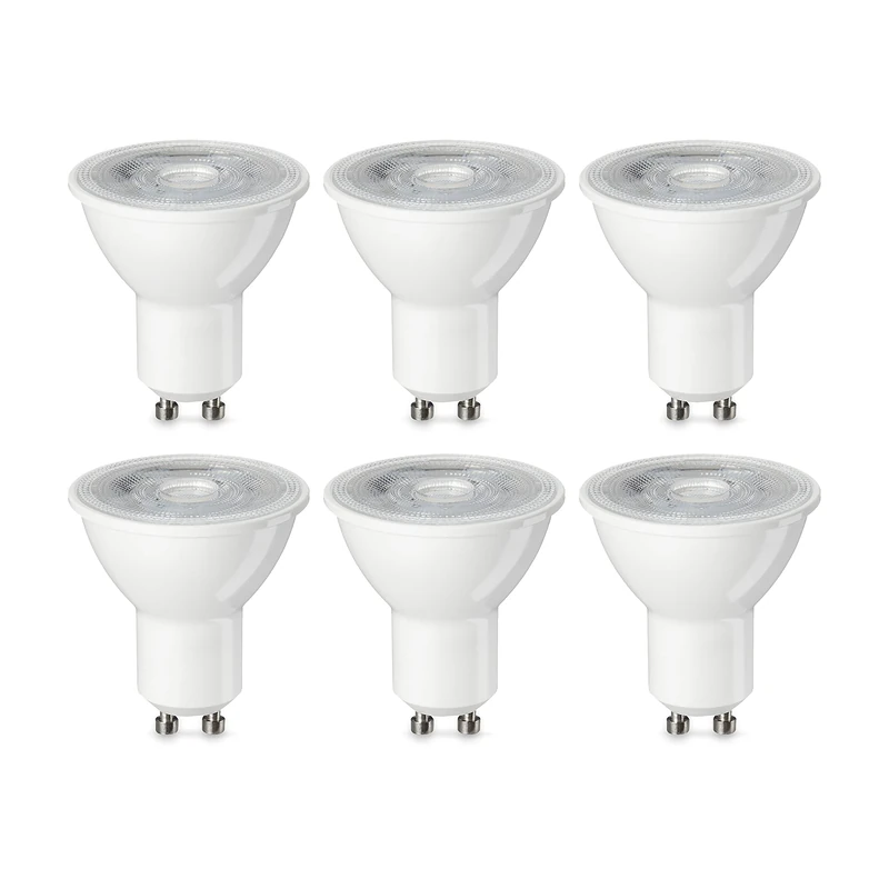 Amazon Basics LED GU10 Spotlight 4.7W Warm White - Pack of 6
