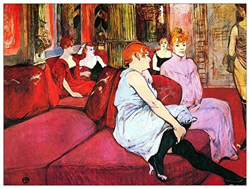 ArtPlaza Toulouse-Lautrec Salon in the Rue de Moulins Wall Art