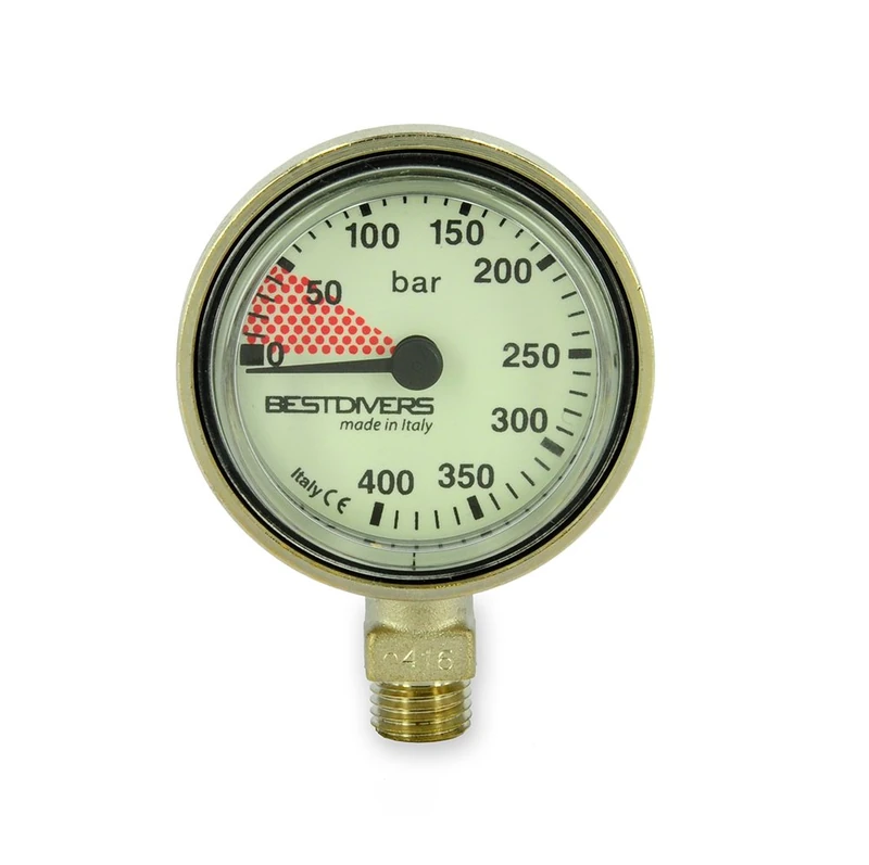 Best divers ab0775 Sub, Pressure Gauge, Silver, 4.5 x 2 cm