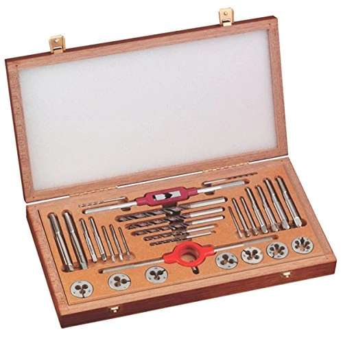 TIVOLY Mtf37 11900870006 Set of 2 Din Taps 352 + 11 HSS Iso M3 to M20 + 2 Left Turns + 2 Doors Die 25 4/38.1 Hand