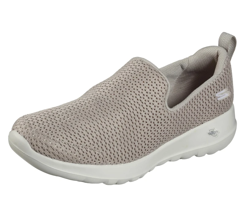 Skechers Women's Go Walk Joy-Evaluate Trainers, Taupe Textile/Trim, 6.5 UK