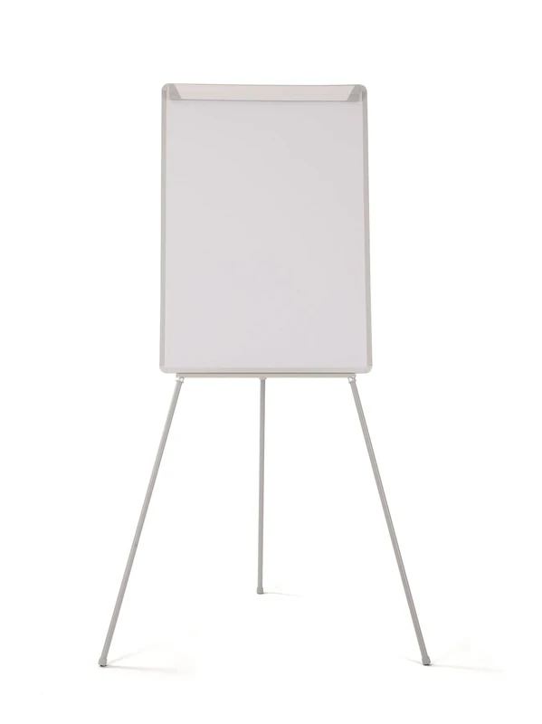 Bi-Office Flipchart Tripod Easel Basic, Non Magnetic, Grey, Euro (70 x 100 cm)