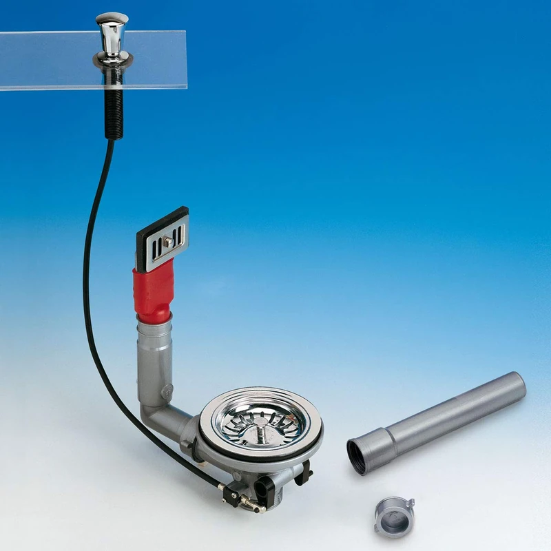 lira Universal Drain with Overflow Rectangular for Sinks