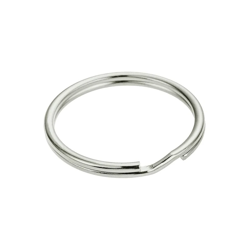 Alfa 11041 20 mm Nickel Plated Steel Keychain