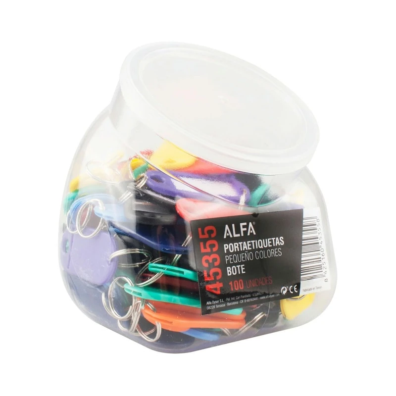 Alfa 20024 – Small Colour Label Holder 100u Bottle