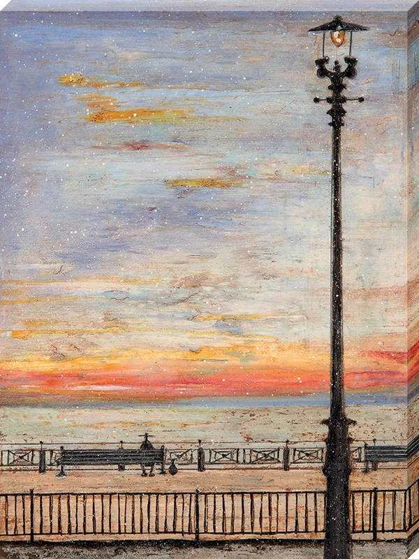 Sam Toft "We Sat and Watched but not a Soul was About Canvas Print, Multi-Colour, 60 x 80 cm