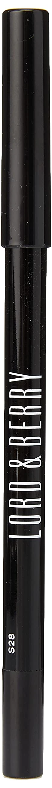 Lord & Berry Polish High Gloss Light Reflecting Finish resembling Liquid Eyeliner, Soft Smooth & Long Lasting Eye Liner Makeup Pencil Suitable for Inner & Outer Eye, Mirror Black