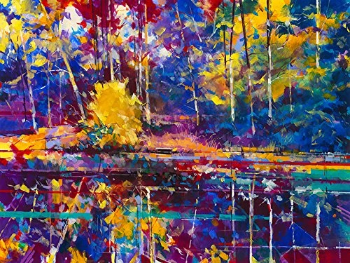 The Art Group "Waterloo Screens Doug Eaton Canvas Print, Multi-Colour, 60 x 80 x 1.3 cm