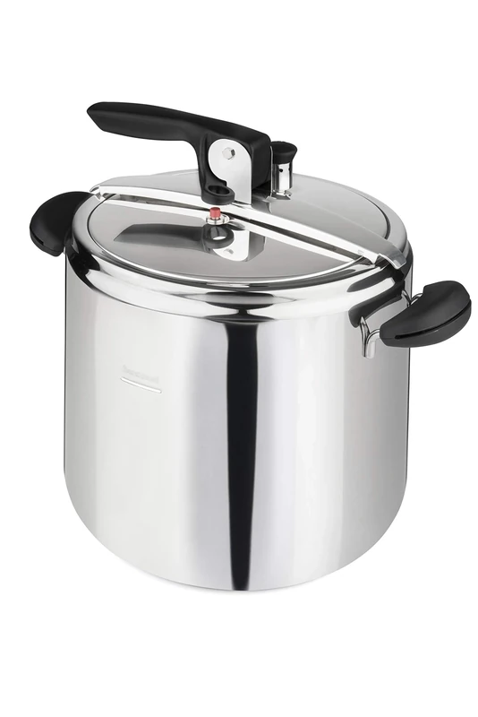 Barazzoni Amelia+ Pressure Cooker Diameter 26 cm Capacity 12 L Stainless Steel 18/10 Made in Italy 12 litres Steel and Black