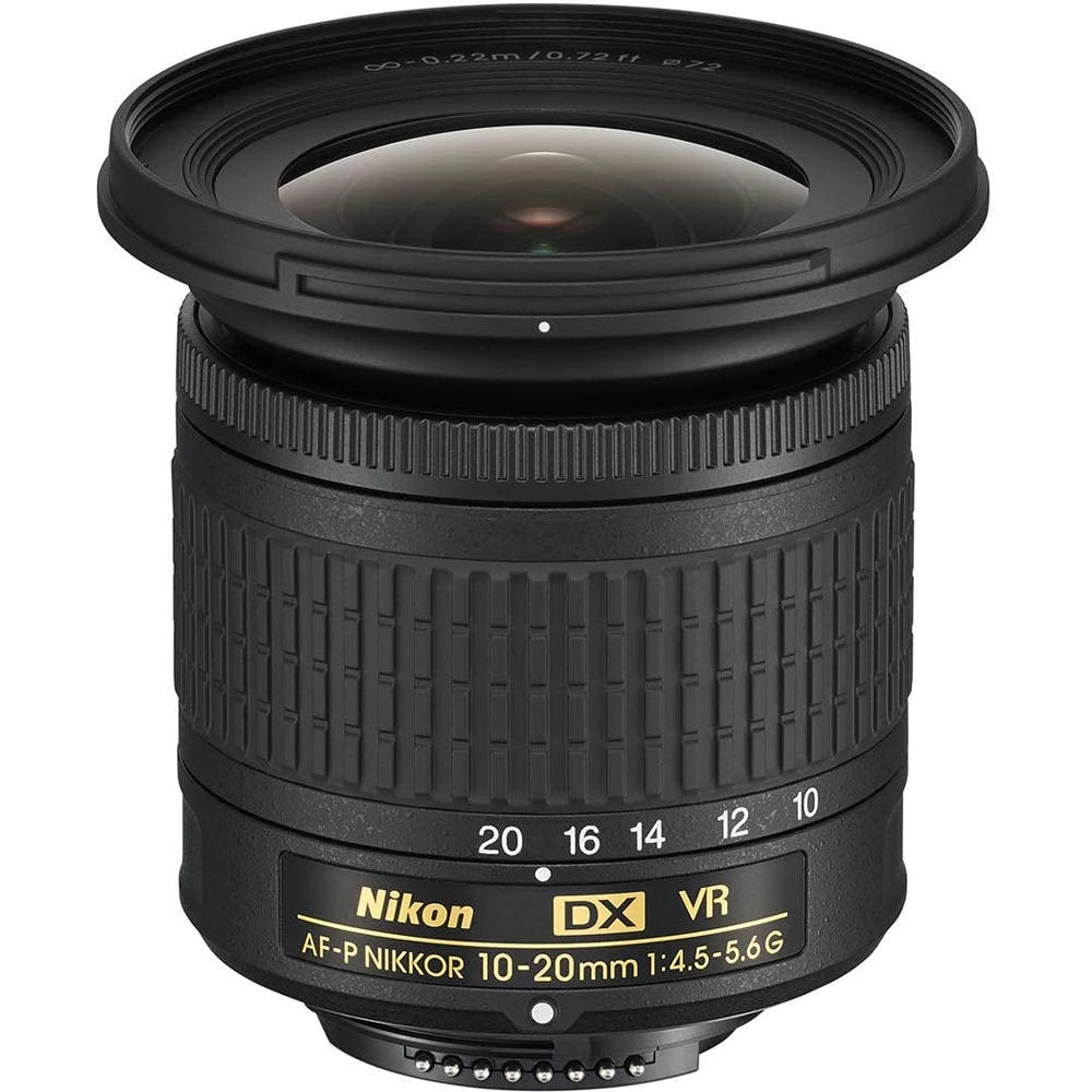 Nikon AF-P DX NIKKOR 10-20mm f/4.5-5.6G VR Lens - Black