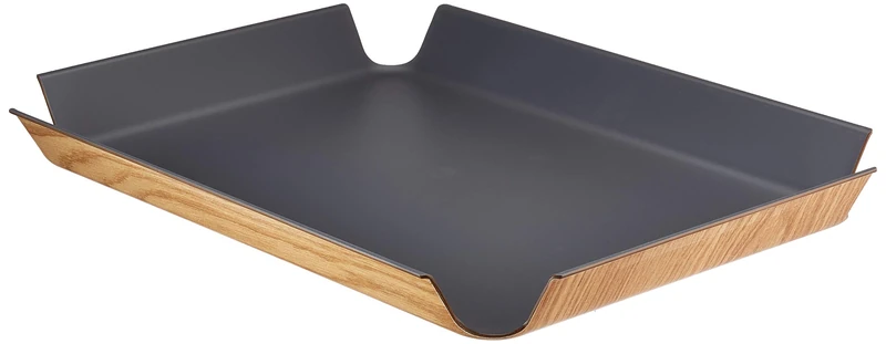 Continenta Non-Slip Tray Grey, One Size