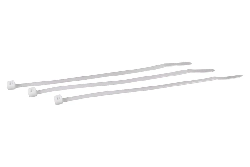 Cofan 08009102N 100 pcs Nylon 6.6 Flange, White, 9 x 1020 mm 9.0 X 1020 mm, Set of 100 Pieces - Image 1