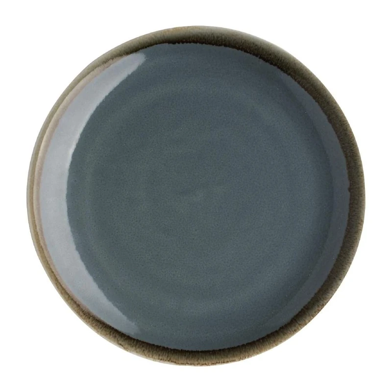 Olympia Kiln Round Coupe Plate in Ocean - Porcelain - 230(пїЅ) mm