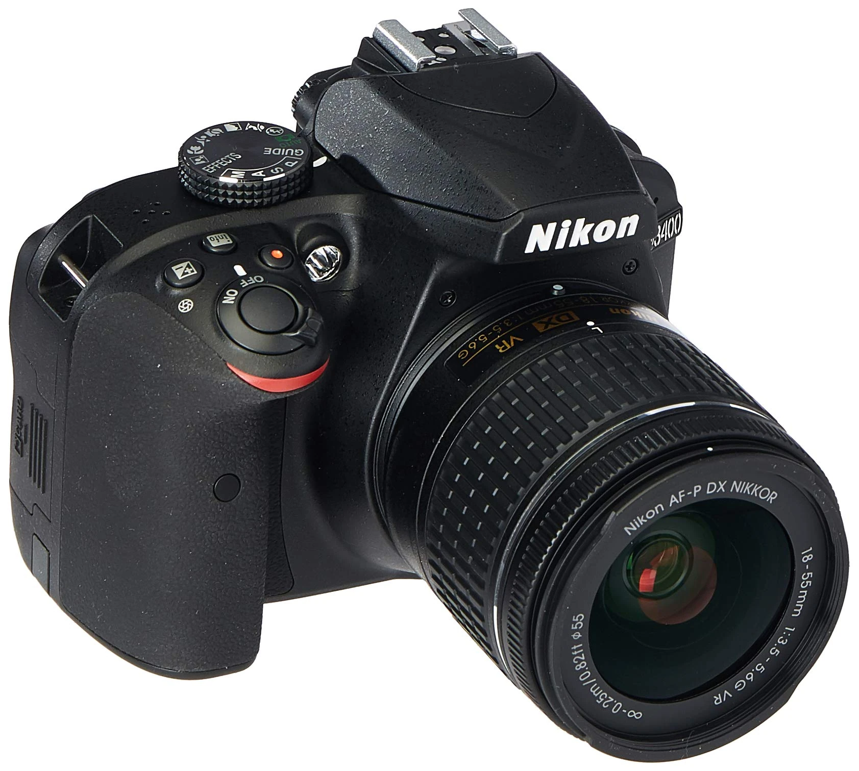 Nikon D3400 w/ AF-P DX NIKKOR 18-55mm f/3.5-5.6G VR DSLR Camera (Renewed)