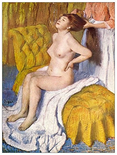 ArtPlaza Degas Edgar-The Body Care Decorative Panel, Wood, Multi-Colour, 60 x 1.8 x 80 cm
