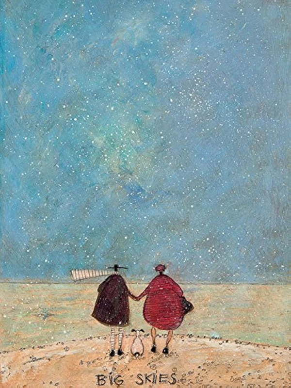 Sam Toft WDC100016 "Big Skies" Canvas Print, Multi-Colour, 60 x 80 cm