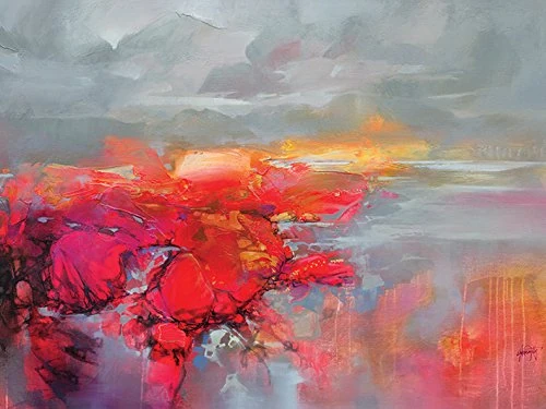 Scott Naismith "Molecular Bonds 2" Canvas Print, Multi-Colour, 60 x 80 cm