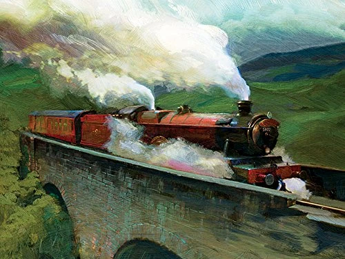 Pyramid International HARRY POTTER Canvas Print Hogwarts Express Landscape 60cm x 80cm - Official Merchandise