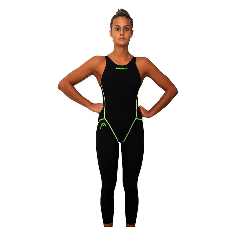 Head Sws Liquidfire Act Lady Full Suit Sl Women's Swimsuit, womens, Sweatsuit, 452184, Black, 9-Aug