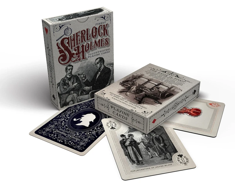 Cultzilla Sherlock Holmes Illustrated Playing Cards - Image 1