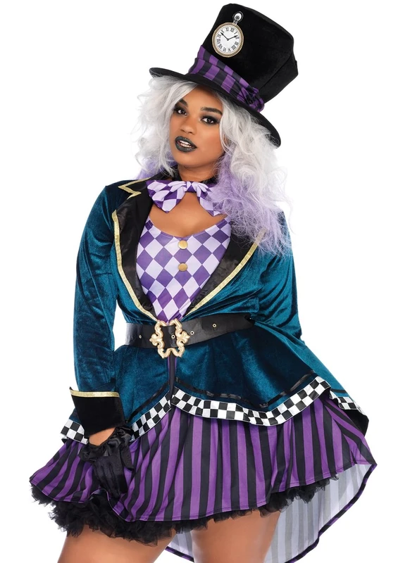 Leg Avenue Delightful Hatter Women's Costumes, X-Large/XX-Large