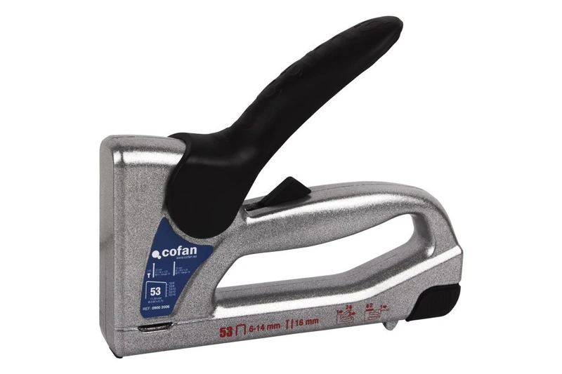 Cofan Professional Manual Stapler & Nailer | for #53 6, 8, 10, 12 & 14mm Staples | M15 & W15 15mm Nails