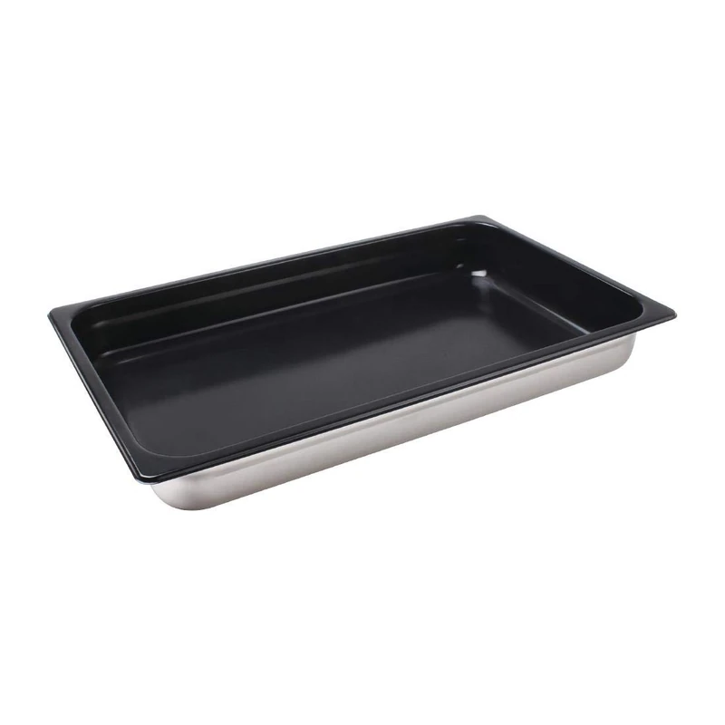 Vogue Gastronorm Tray Heavy Duty Stainless Steel Non Stick 1/1 65mm CS753