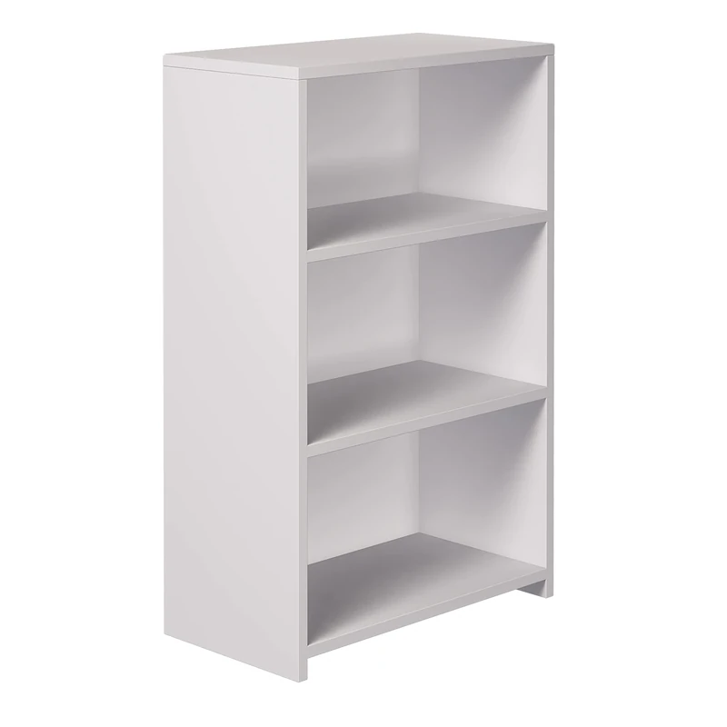 Office Hippo Eco 18 Bookcase with Two Shelves, White, 120 cm High - Image 1