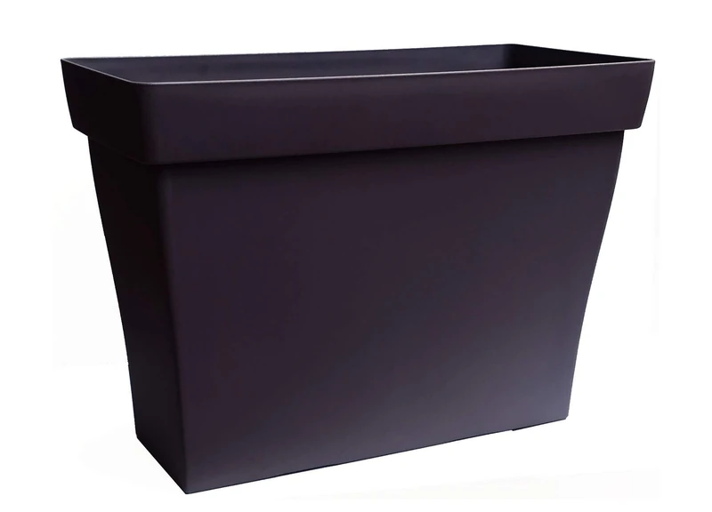Poetic Rectangular Planter, 78 cm x 38.4 cm, Anthracite - Image 1