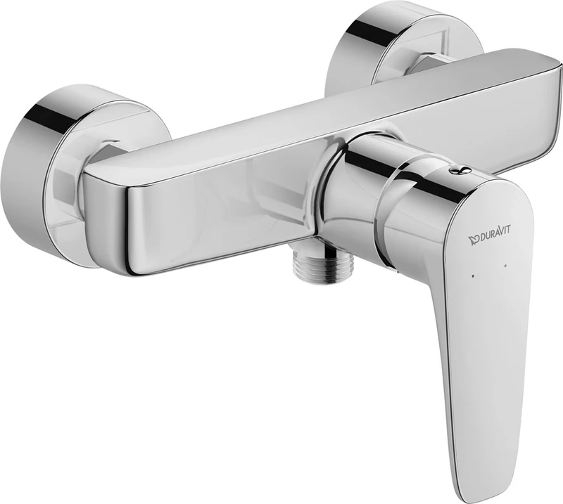Duravit B14230 B.1 Single-Lever Shower Mixer for Surface mounting, Chrome