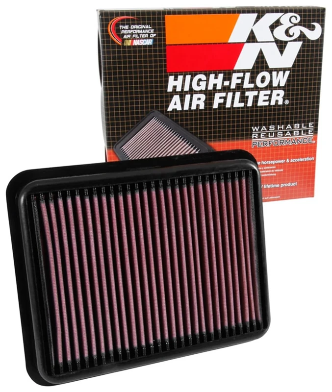 K&N Engine Air Filter: High Performance, Premium, Washable, Replacement Filter: Compatible with 2015-2019 TOYOTA (Land Cruiser, Land Cruiser Prado), 33-3062