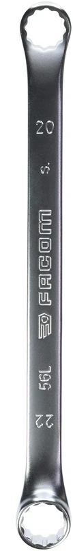 Facom 56l.20x22 Long Ring Spanners Set contre-coudes, Silver, 20 x 22 mm