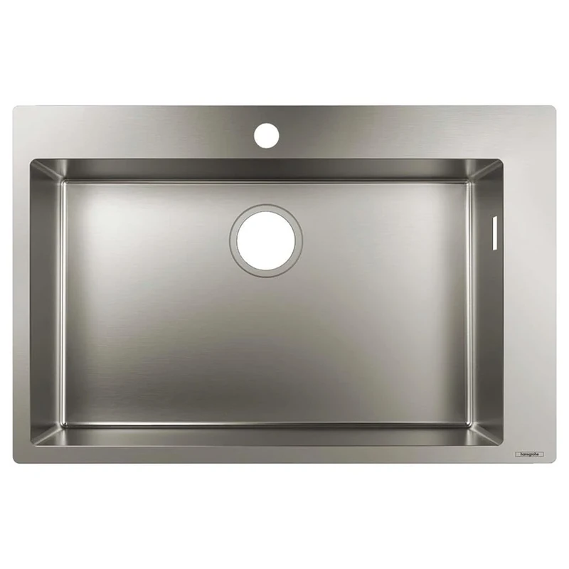 hansgrohe S711-F660 Built-In Sink 660, stainless steel