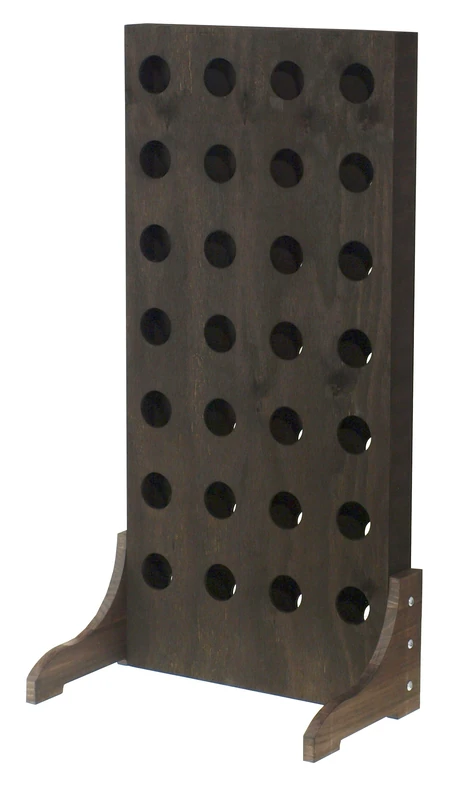 Expovinalia Wine Rack for 28 bottles, Wood, brown, 94 x 44 x 7 cm