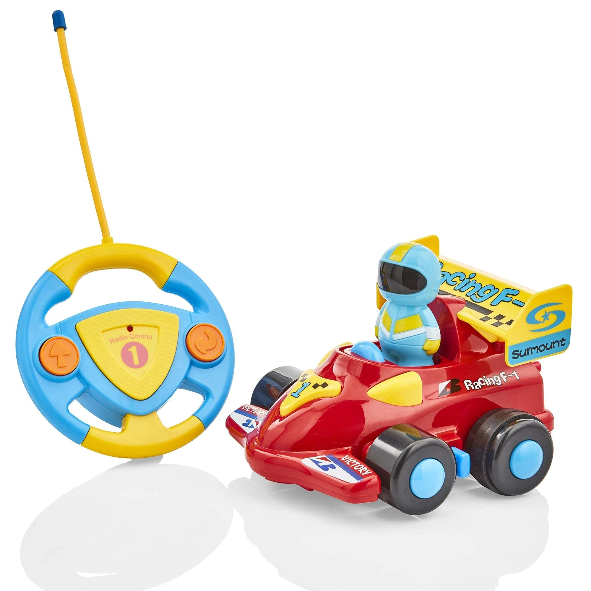 Tippi My First F1 Remote Control Car For 1, 2, 3 Year Olds - Car Toy for Toddler Boys or Girls - For Kids Age 1-3, Suitable for Children Age 18 Months +